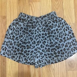 Leopard Print Shorts